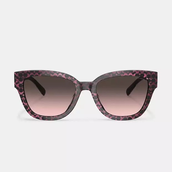 Coach Full Fit Signature Round Sunglasses - Picture 2 of 4